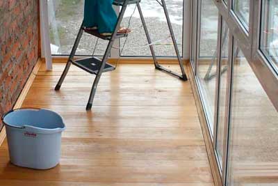 Прибирання балкона